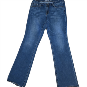 Old Navy Kickers Boot Cut Mid Rise Jeans Women Size 12 Long